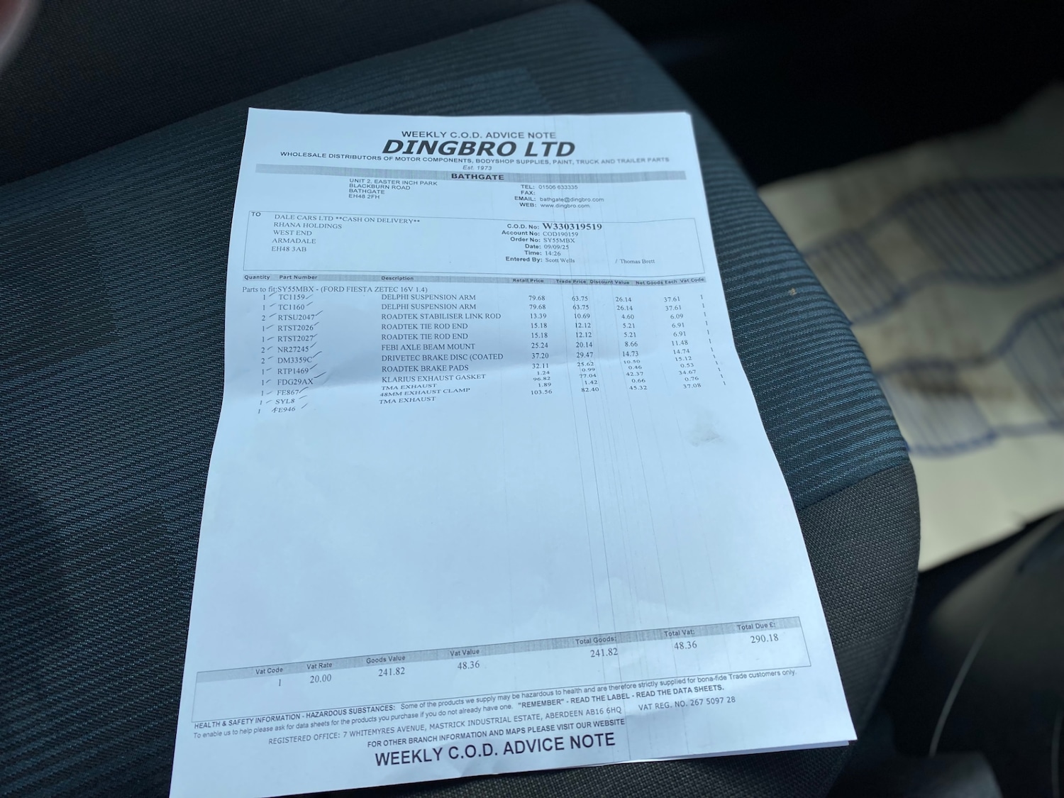 Vehicle 10