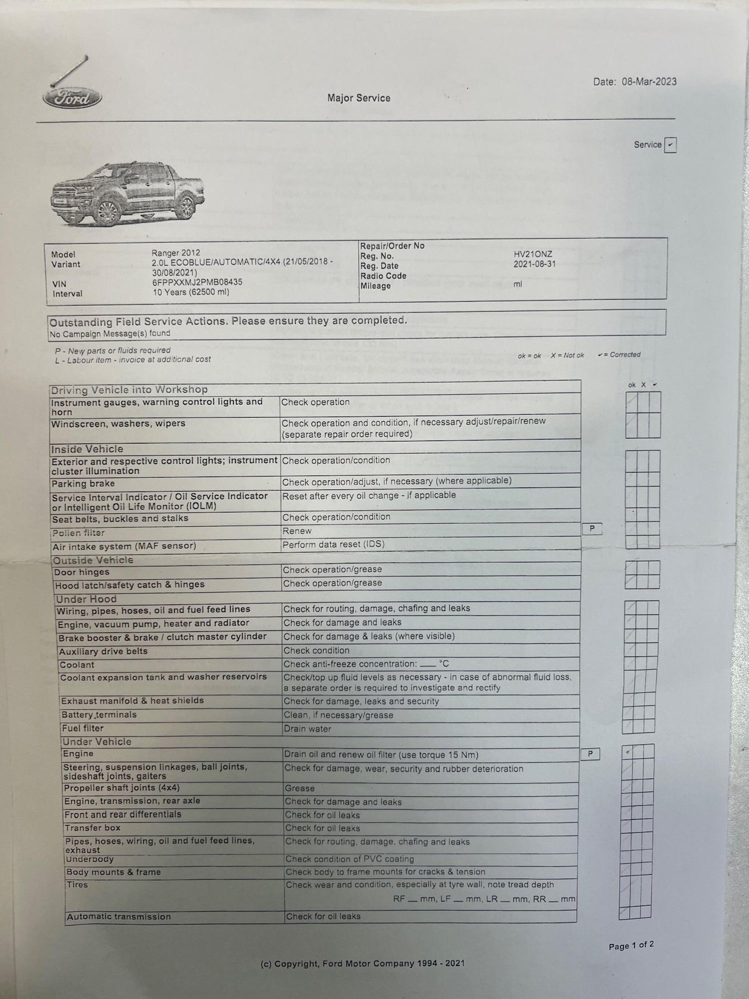 Used Ford Ranger 2021 for sale - 77218312: Photo 31