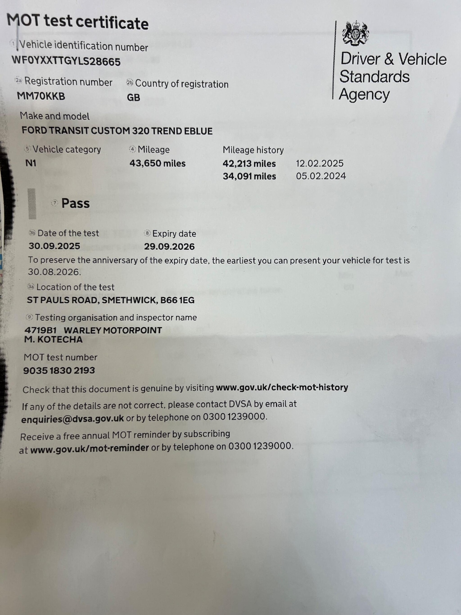 Used Ford Transit Custom 2021 for sale - 76121465: Photo 22