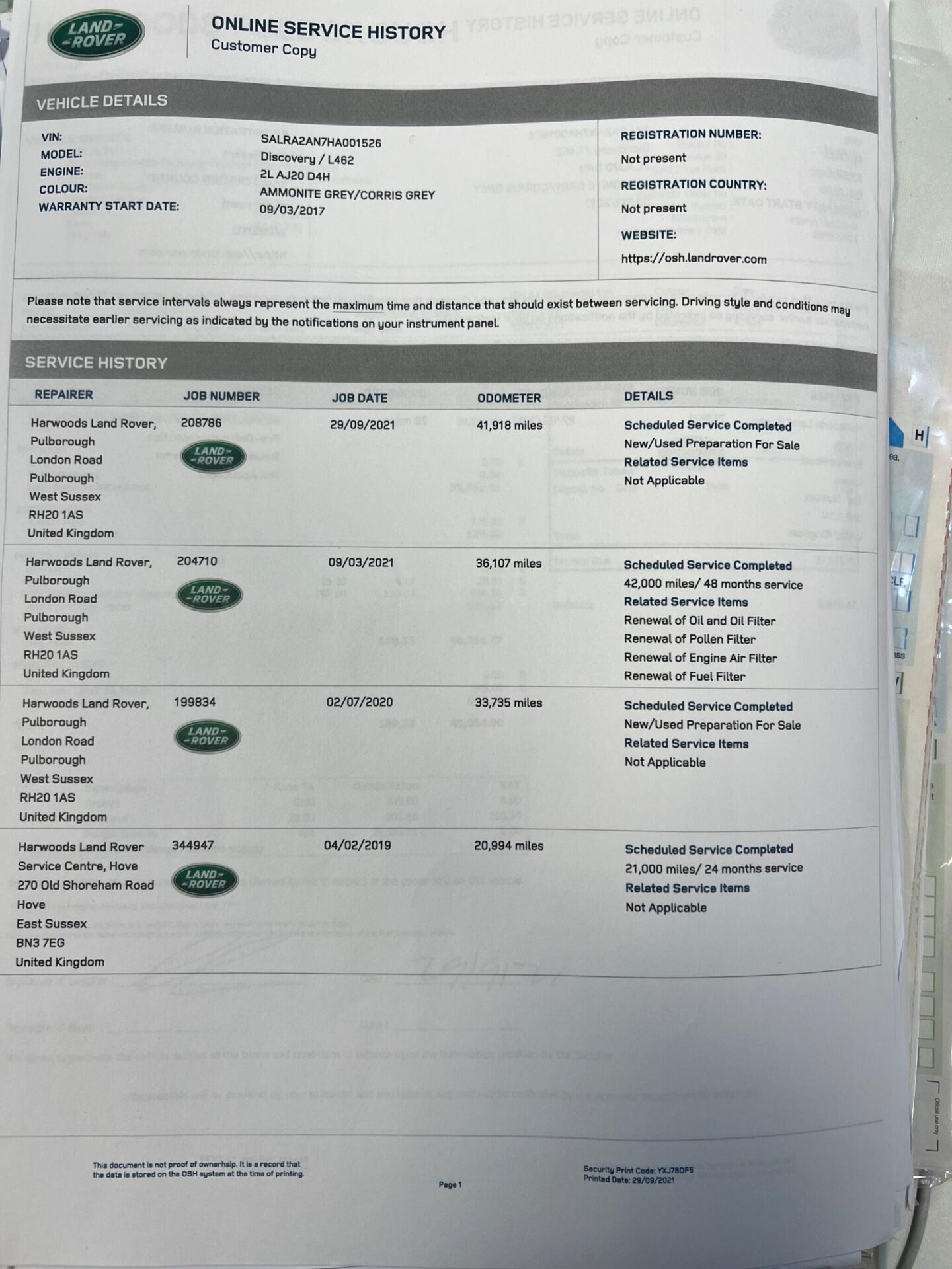 Used Land Rover Discovery 2017 for sale - 77640798: Photo 50