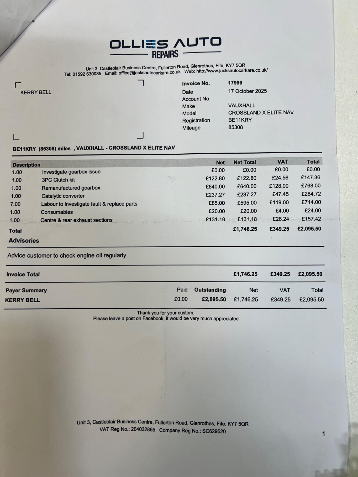 Used Vauxhall Crossland X for sale - 77218308: Photo 22