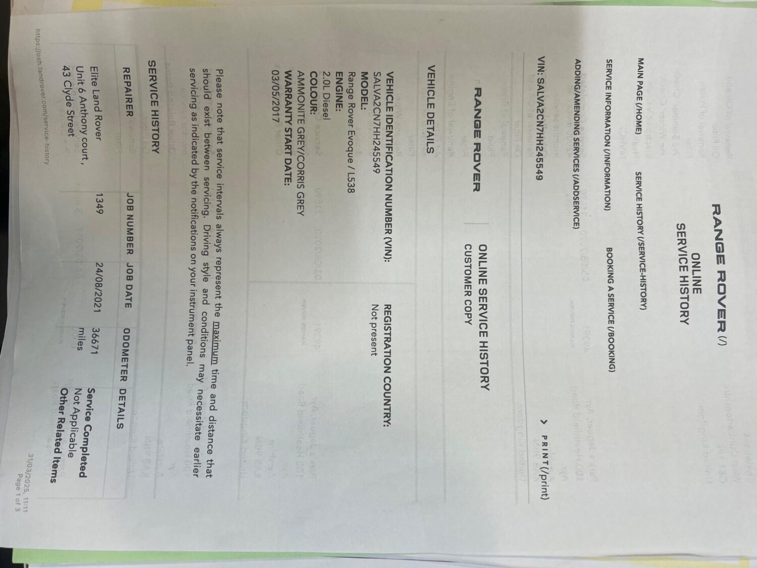 Used Land Rover Range Rover Evoque 2017 for sale - 77640794: Photo 40