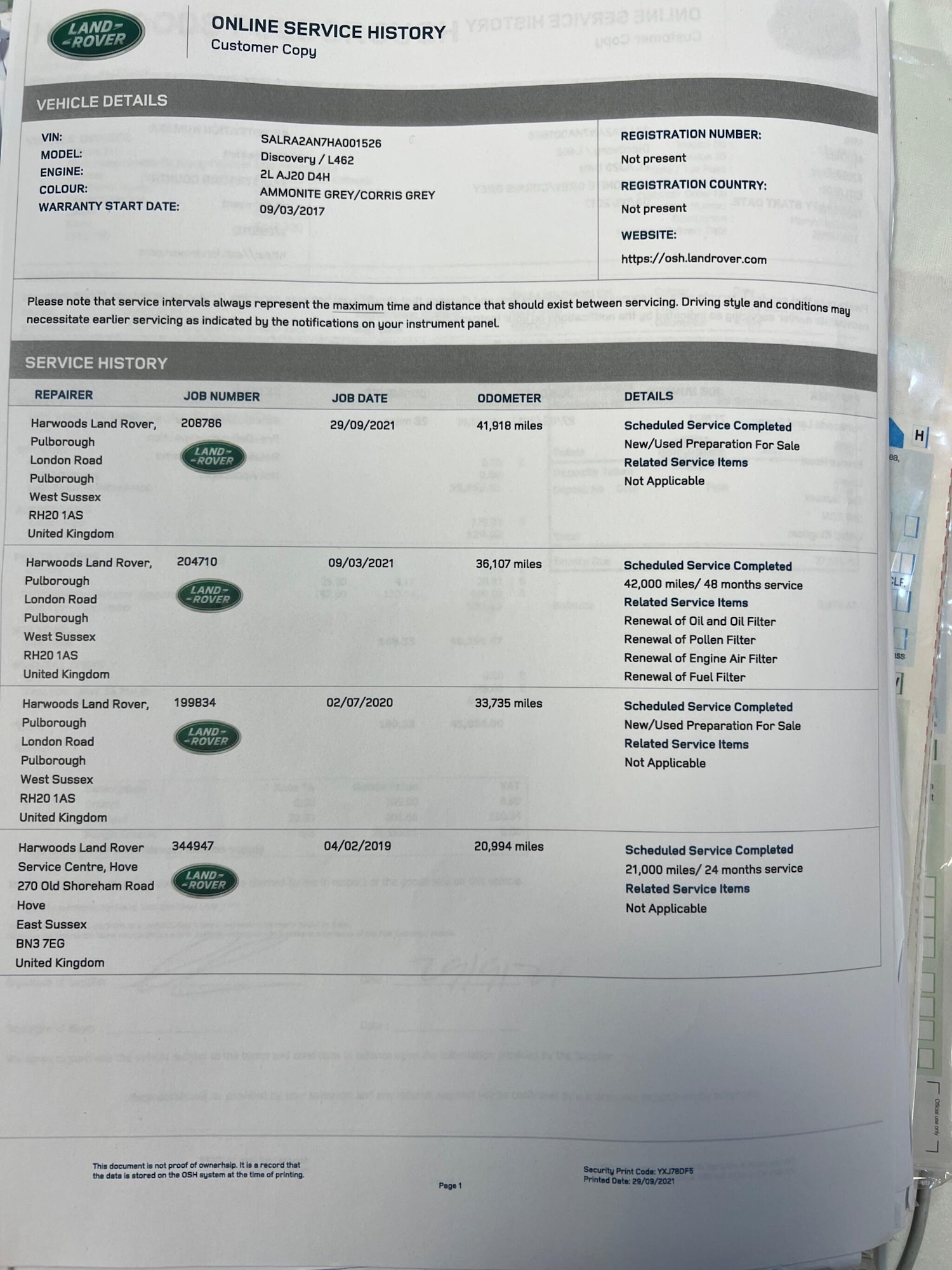 Used Land Rover Discovery 2017 for sale - 77663466: Photo 50