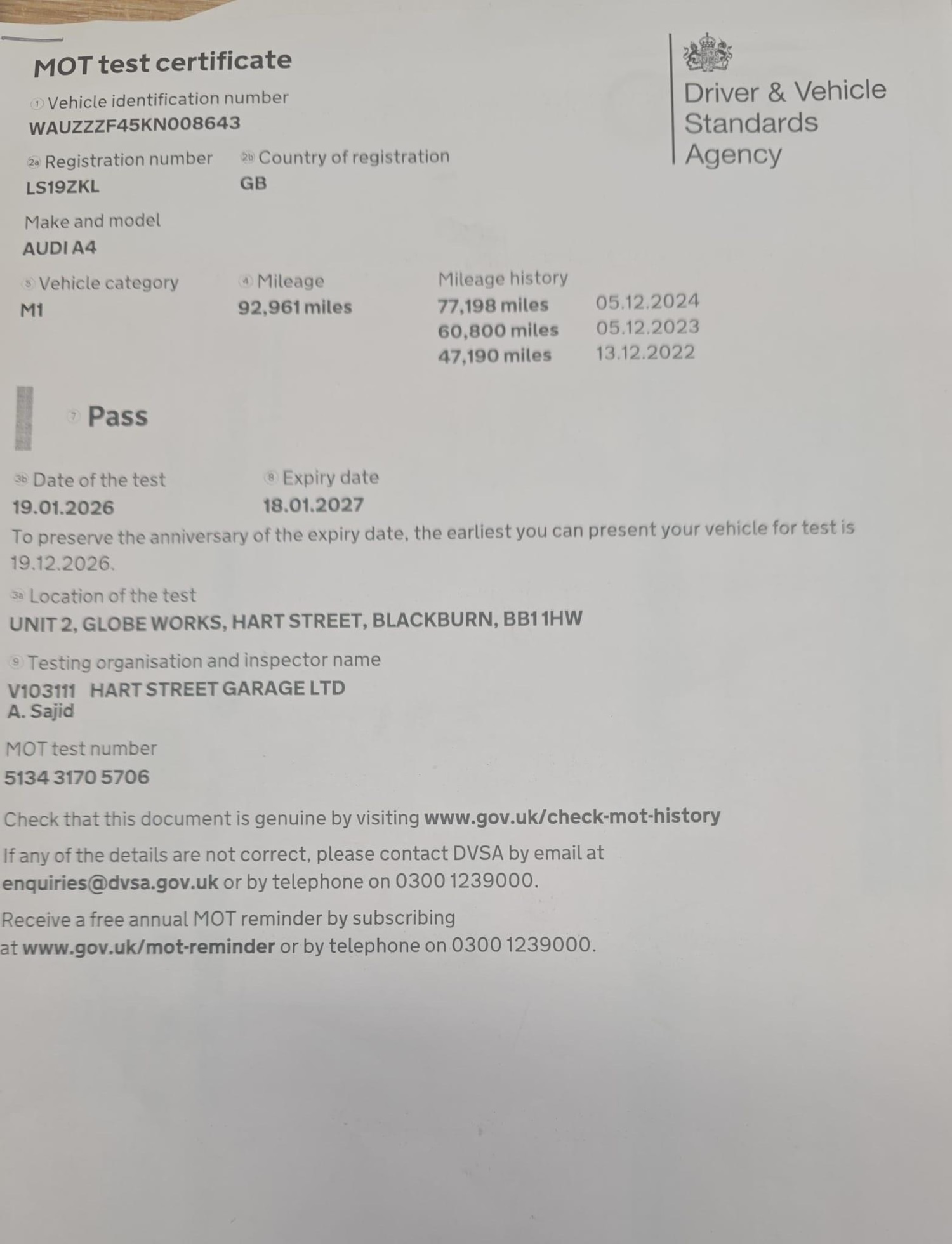 Used Audi A4 2019 for sale - 77892091: Photo 57