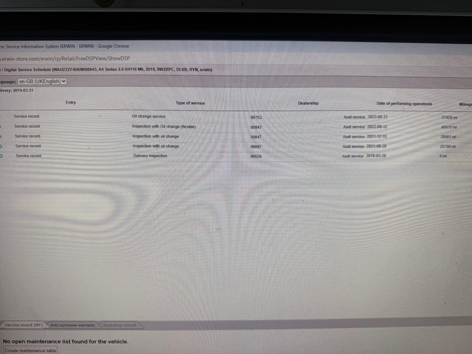 Used Audi A4 2019 for sale - 77892091: Photo 58