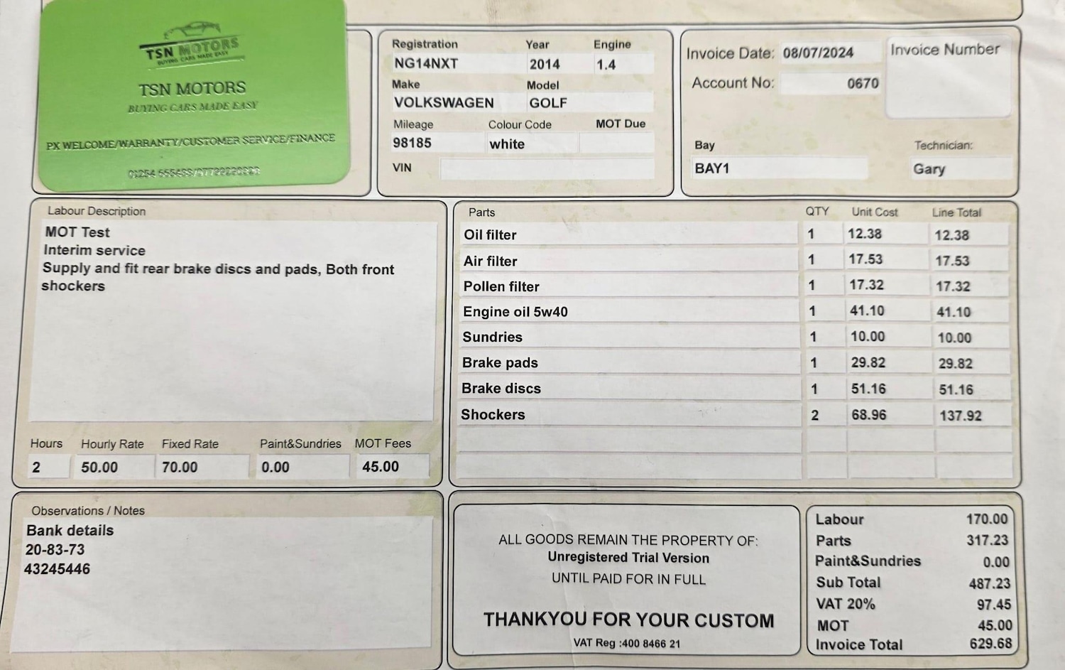 Used Volkswagen Golf 2014 for sale - 77174875: Photo 70