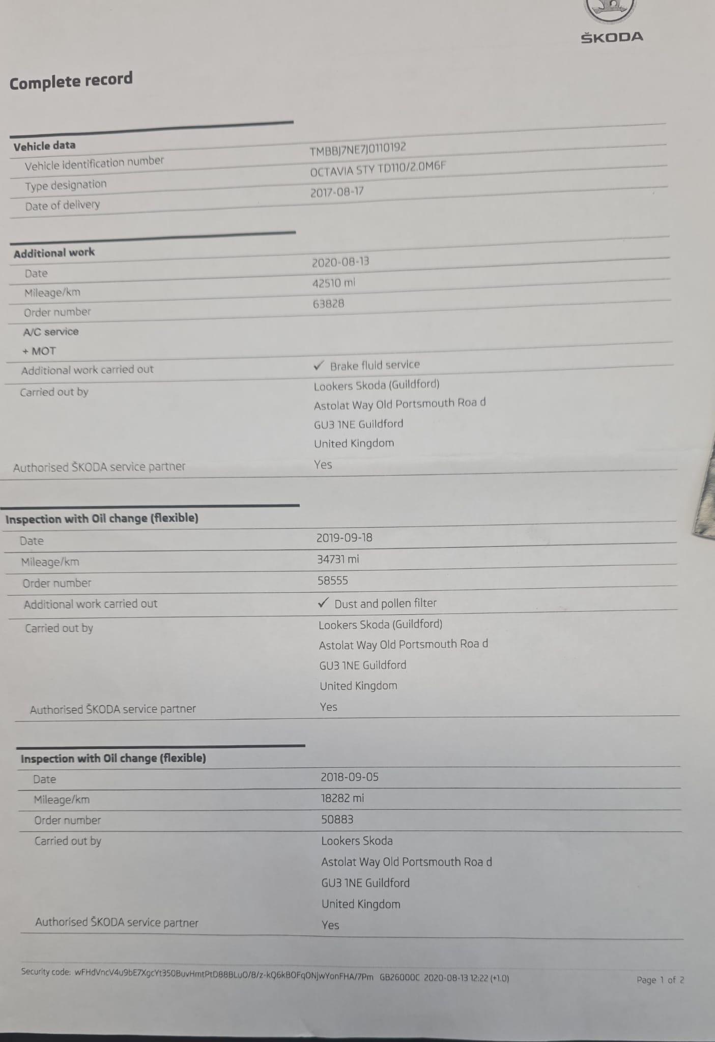 Used Skoda Octavia for sale - 78086281: Photo 56