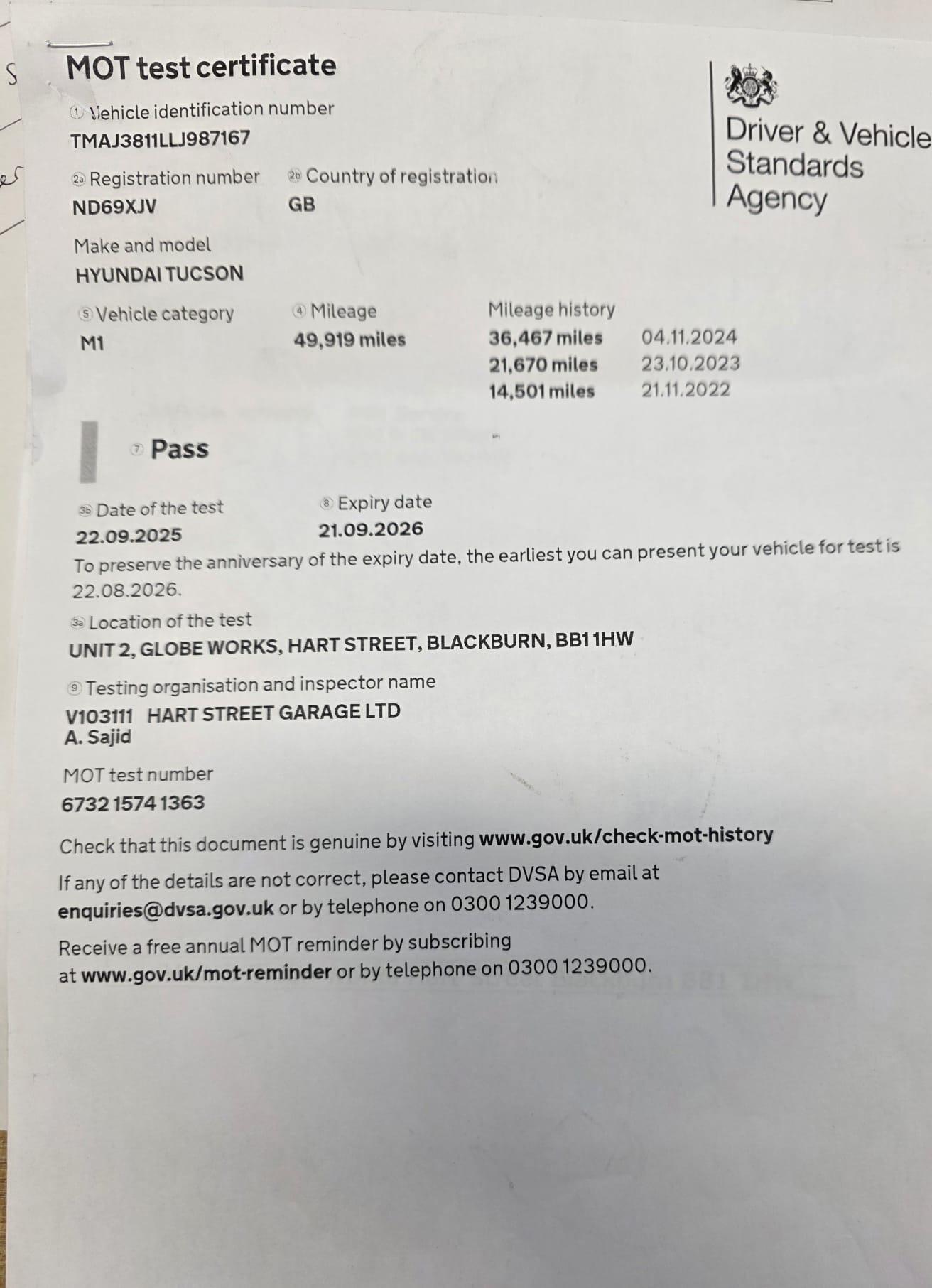 Used Hyundai TUCSON 2020 for sale - 76786559: Photo 55