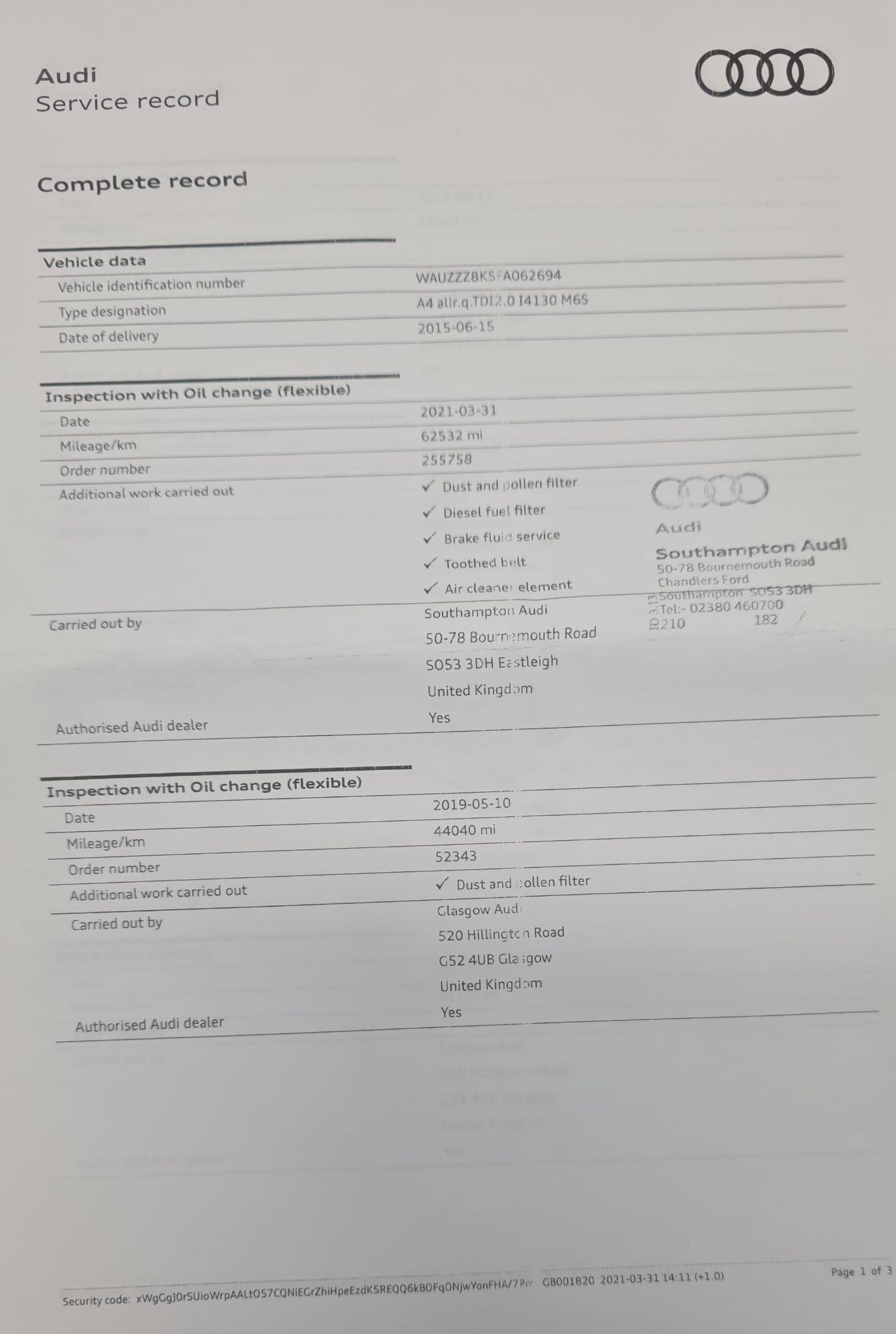 Used Audi A4 Allroad 2015 for sale - 77783446: Photo 64