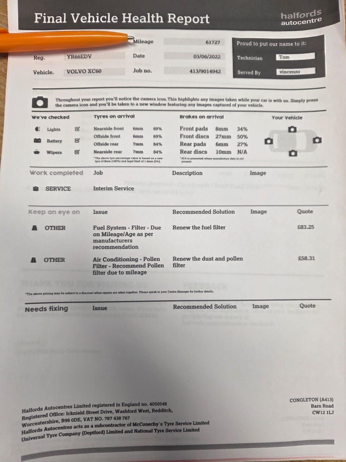 Used Volvo XC60 2016 for sale - 76786897: Photo 61