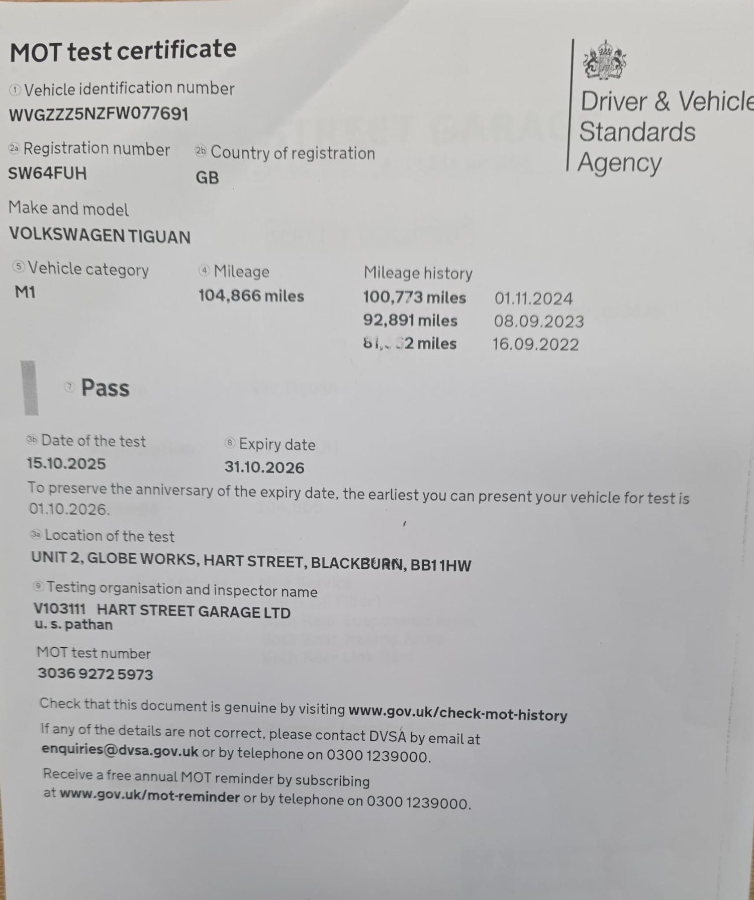 Used Volkswagen Tiguan 2015 for sale - 76786437: Photo 54