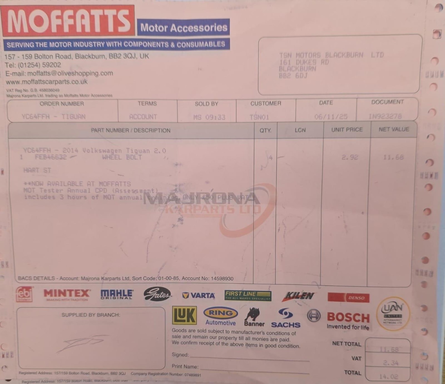 Used Volkswagen Tiguan 2014 for sale - 76786706: Photo 65