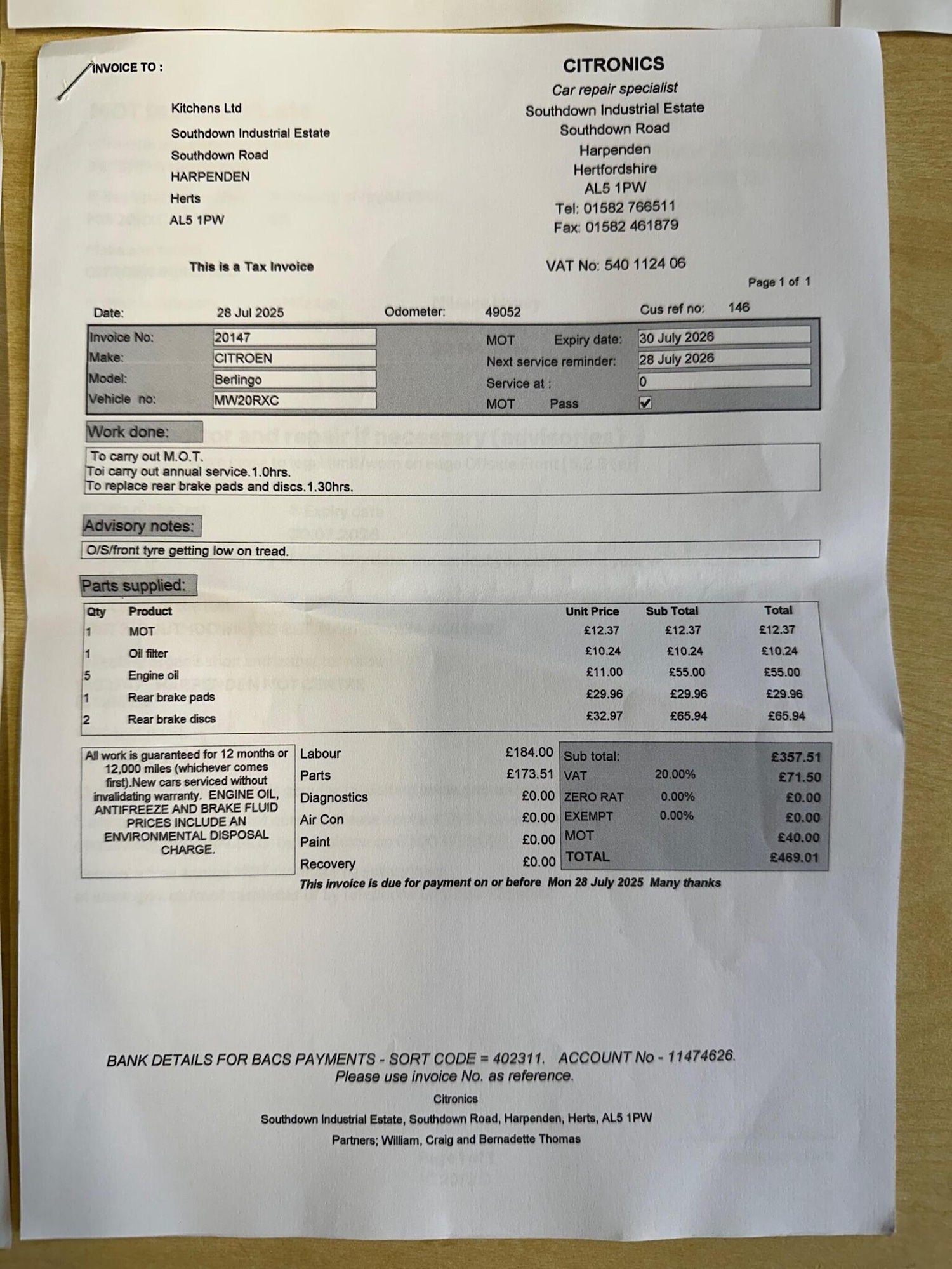 Used Citroen Berlingo 2020 for sale - 77167813: Photo 45