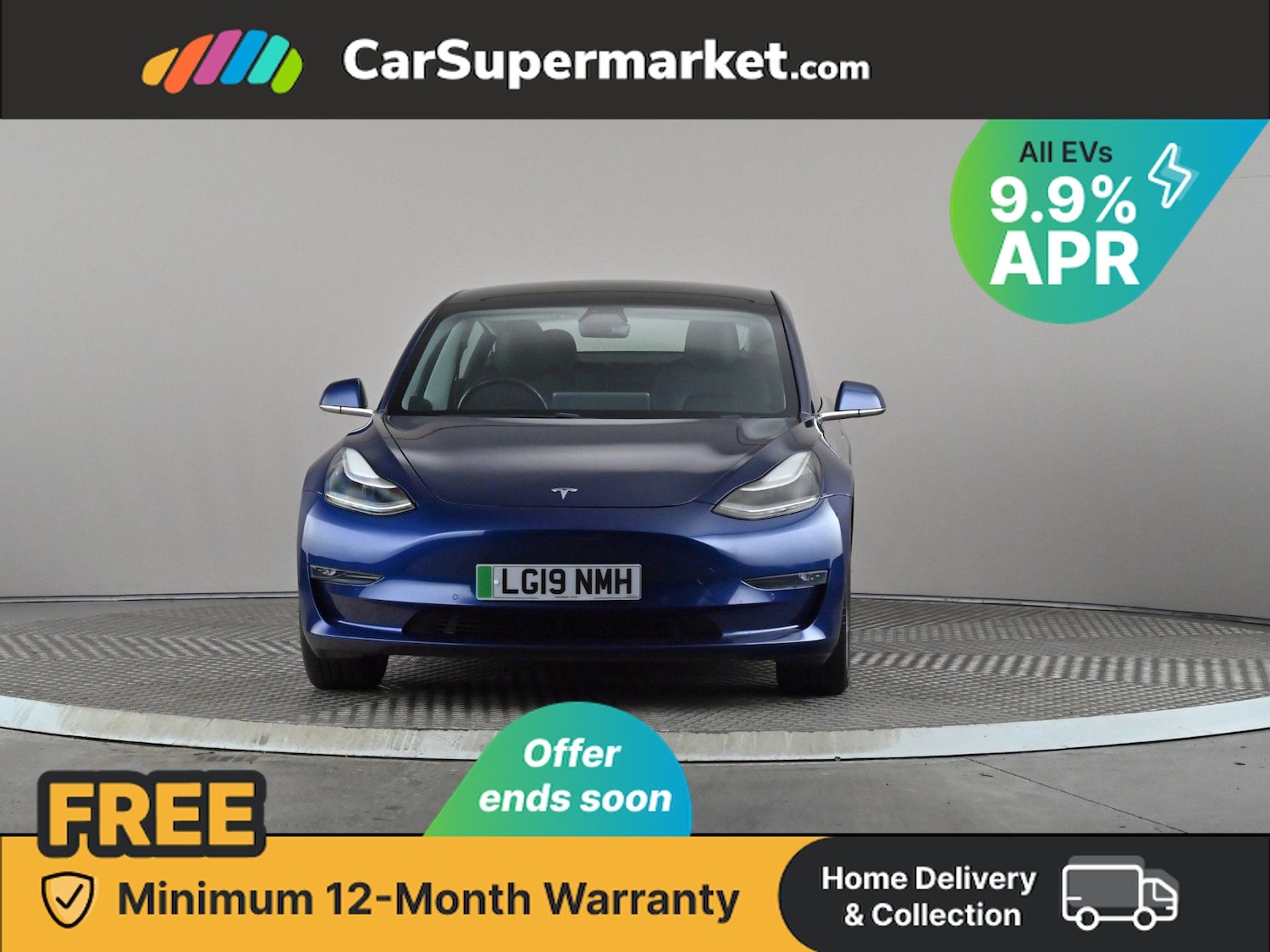 Used Tesla Model 3 2019 for sale - 76341389: Photo 2