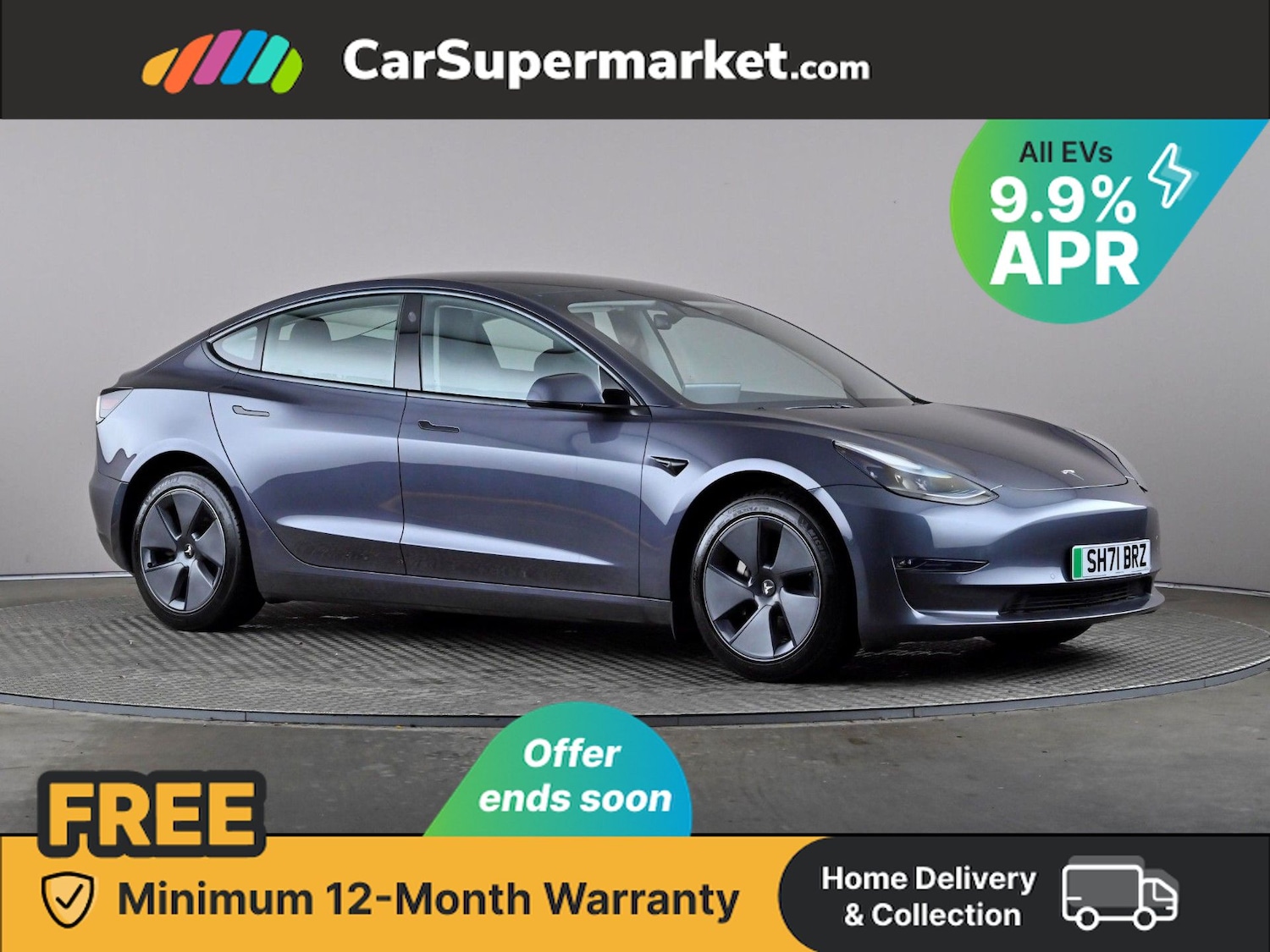 Used Tesla Model 3 2021 for sale - 76378824: Photo 1