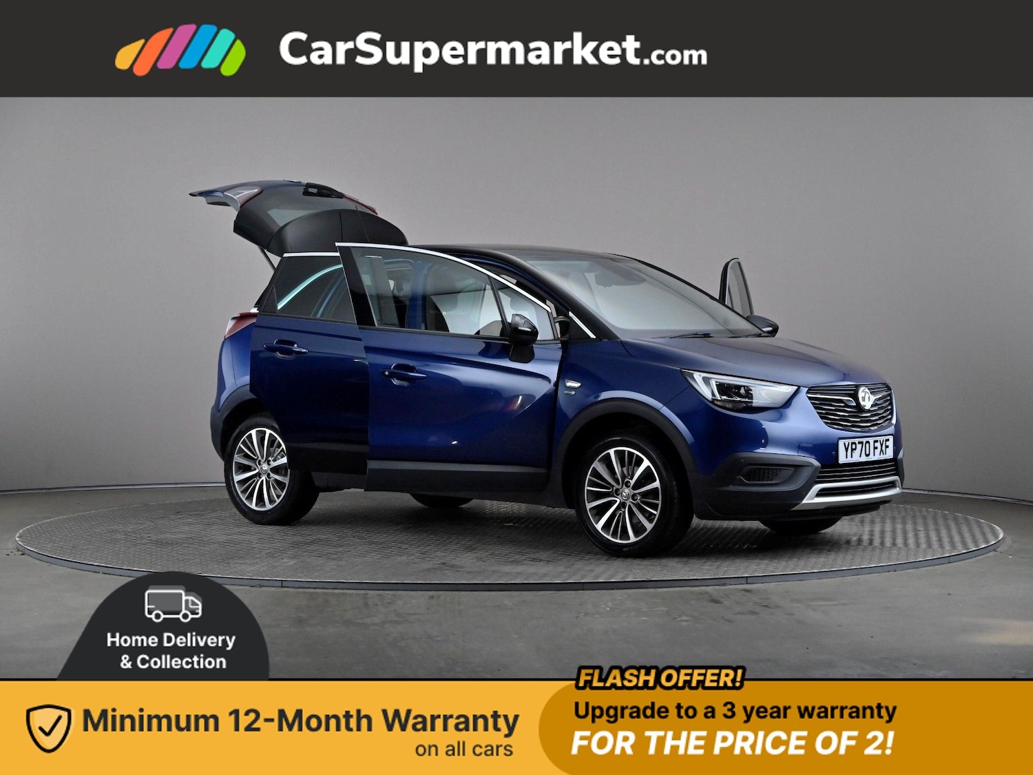 Used Vauxhall Crossland X 2020 for sale - 76836246: Photo 8