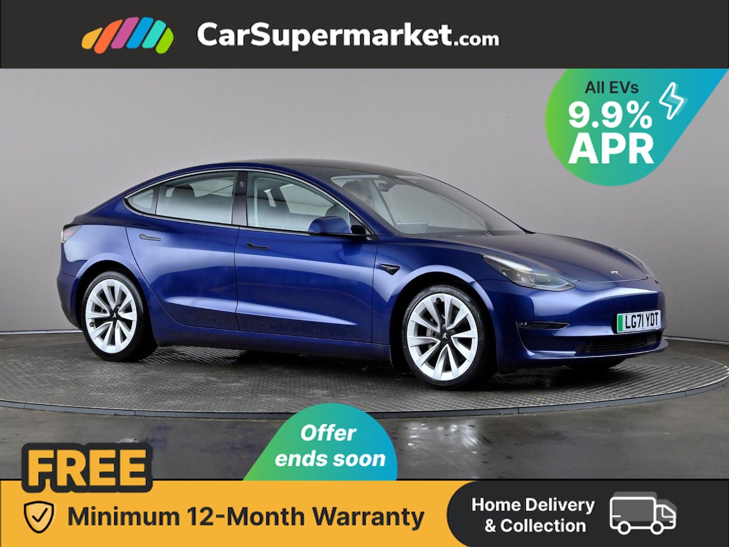 Used Tesla Model 3 2021 for sale - 76341354: Photo 1