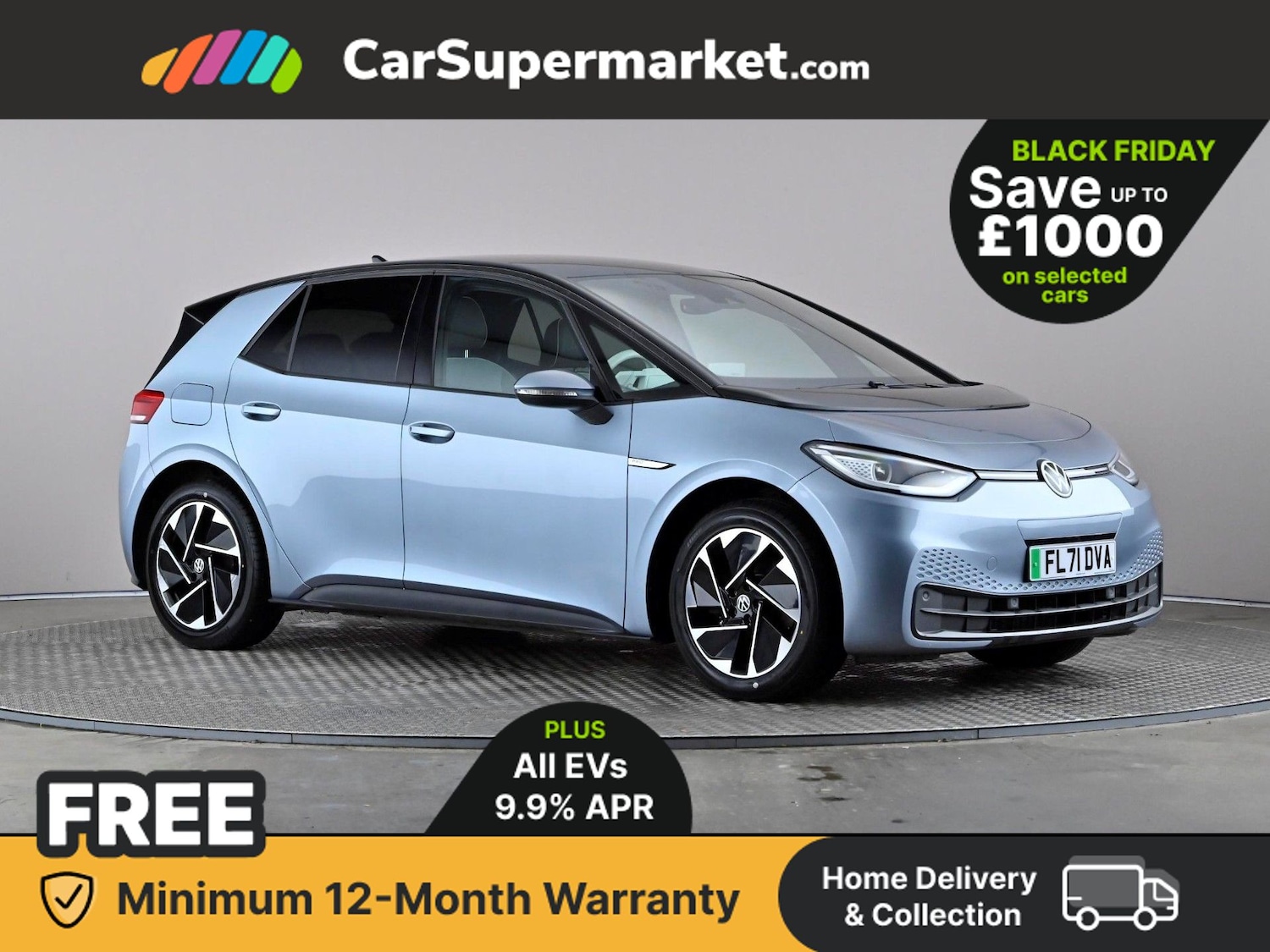 Used Volkswagen ID.3 2021 for sale - 76654168: Photo 1