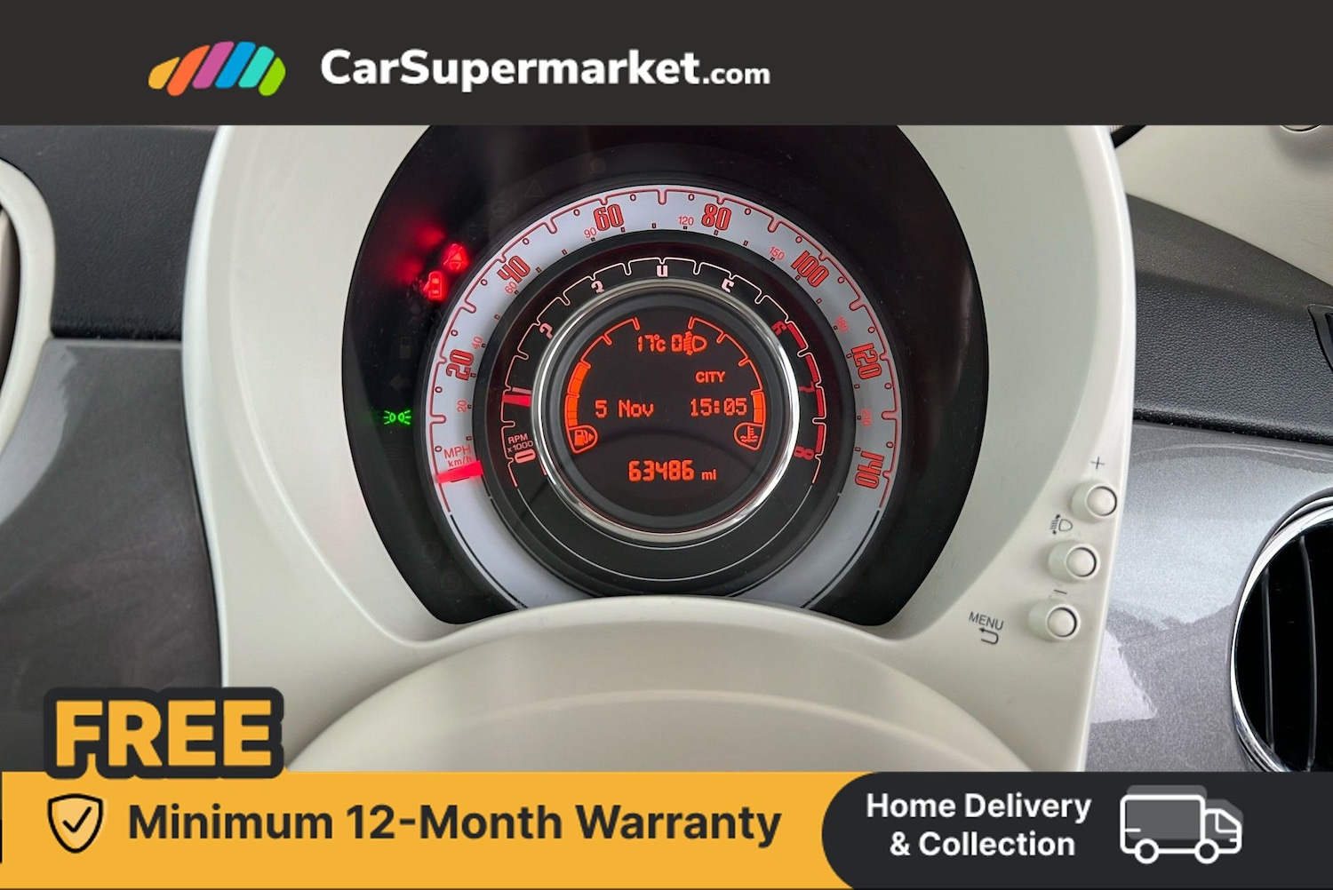 Used Fiat 500 2018 for sale - 76495215: Photo 15