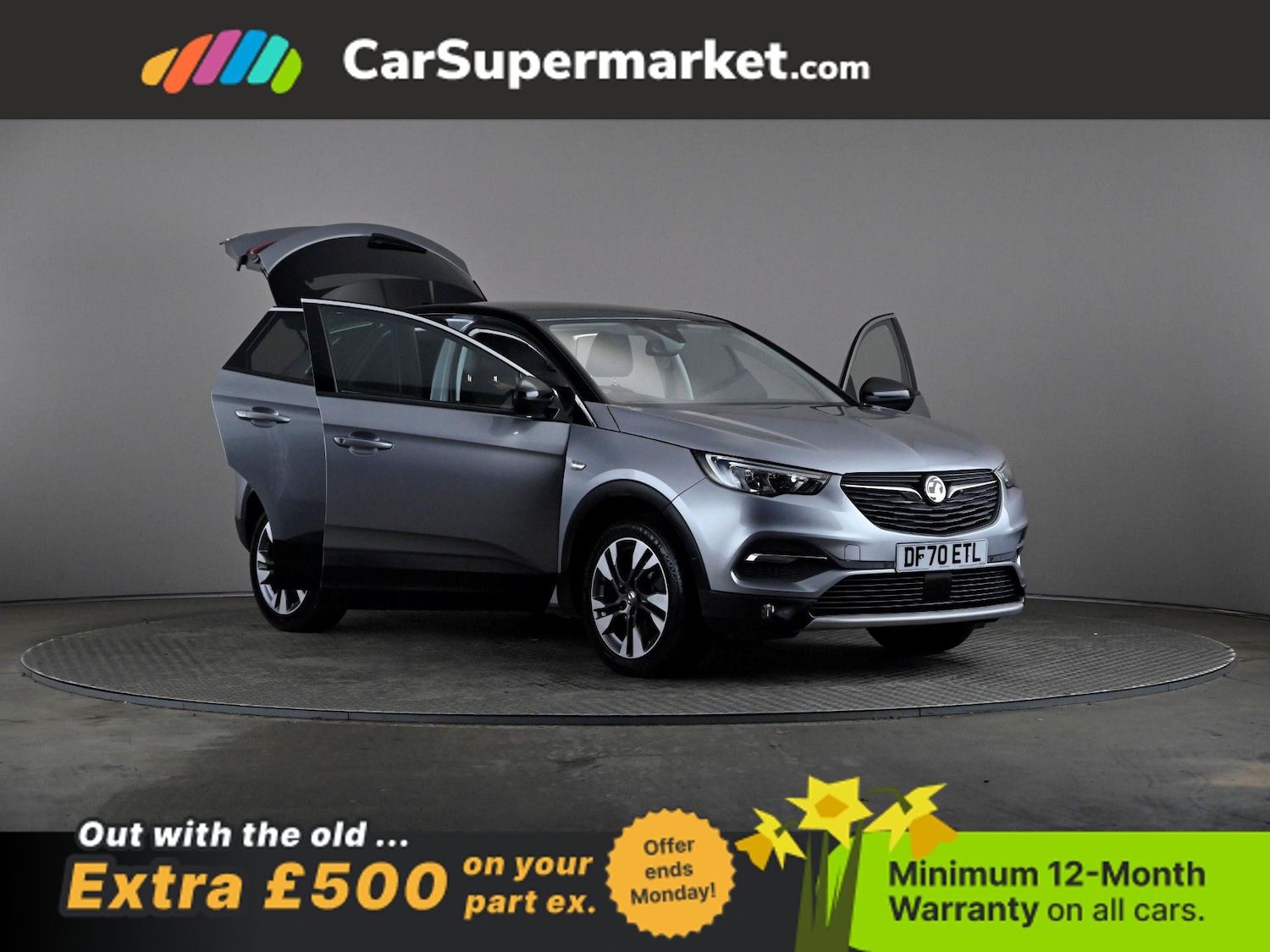 Used Vauxhall Grandland X 2021 for sale - 77952041: Photo 8