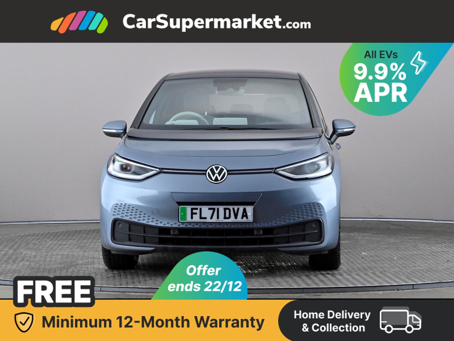 Used Volkswagen ID.3 2021 for sale - 76955422: Photo 2