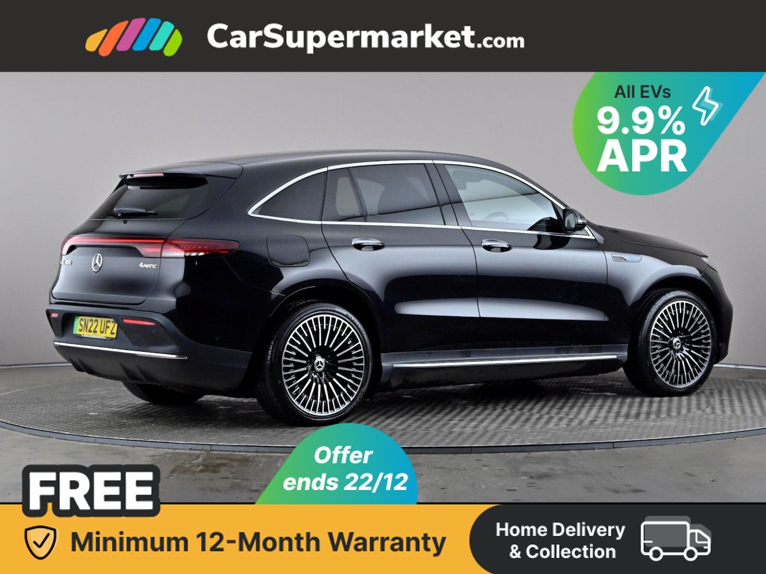 Used Mercedes-Benz EQC 2022 for sale - 76961580: Photo 8