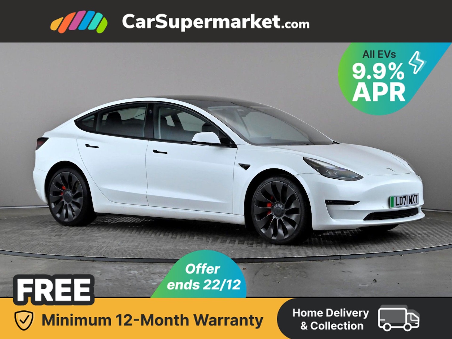 Used Tesla Model 3 2021 for sale - 77011540: Photo 1