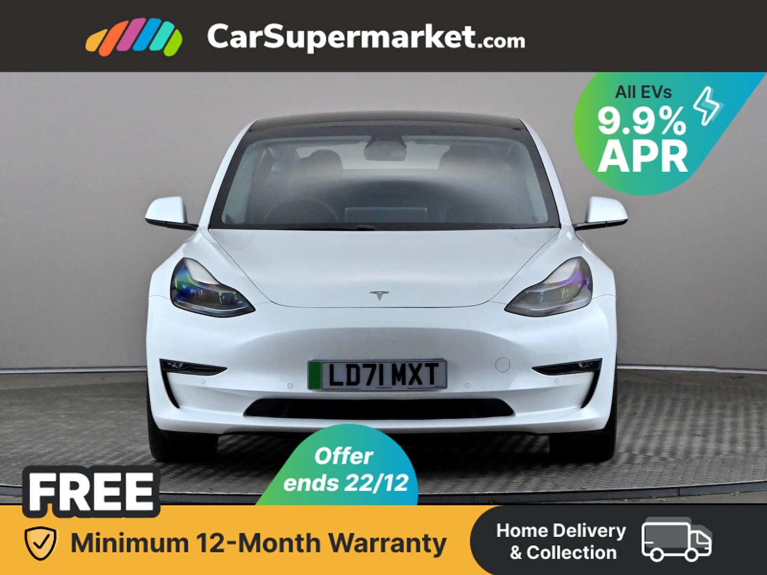 Used Tesla Model 3 2021 for sale - 77011540: Photo 2