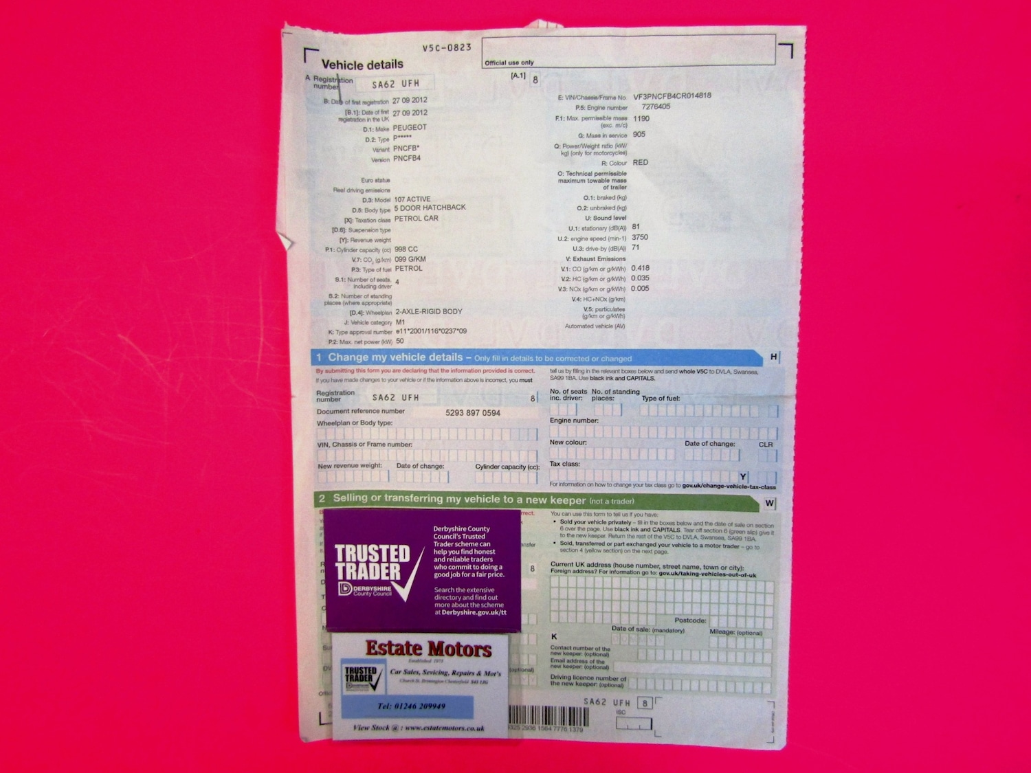 Used Peugeot 107 2012 for sale - 76560138: Photo 9