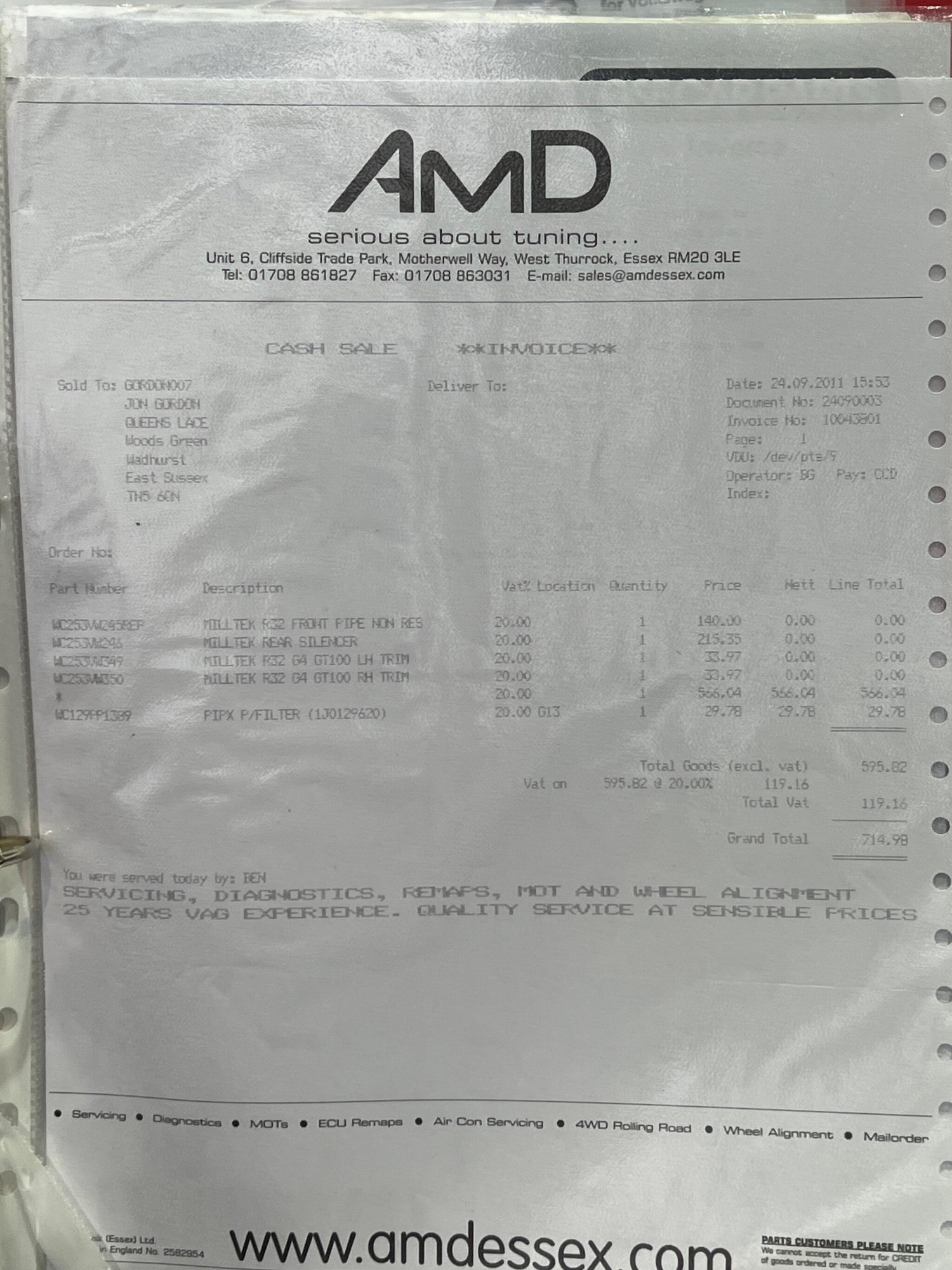 Used Volkswagen Golf 2003 for sale - 76270752: Photo 54