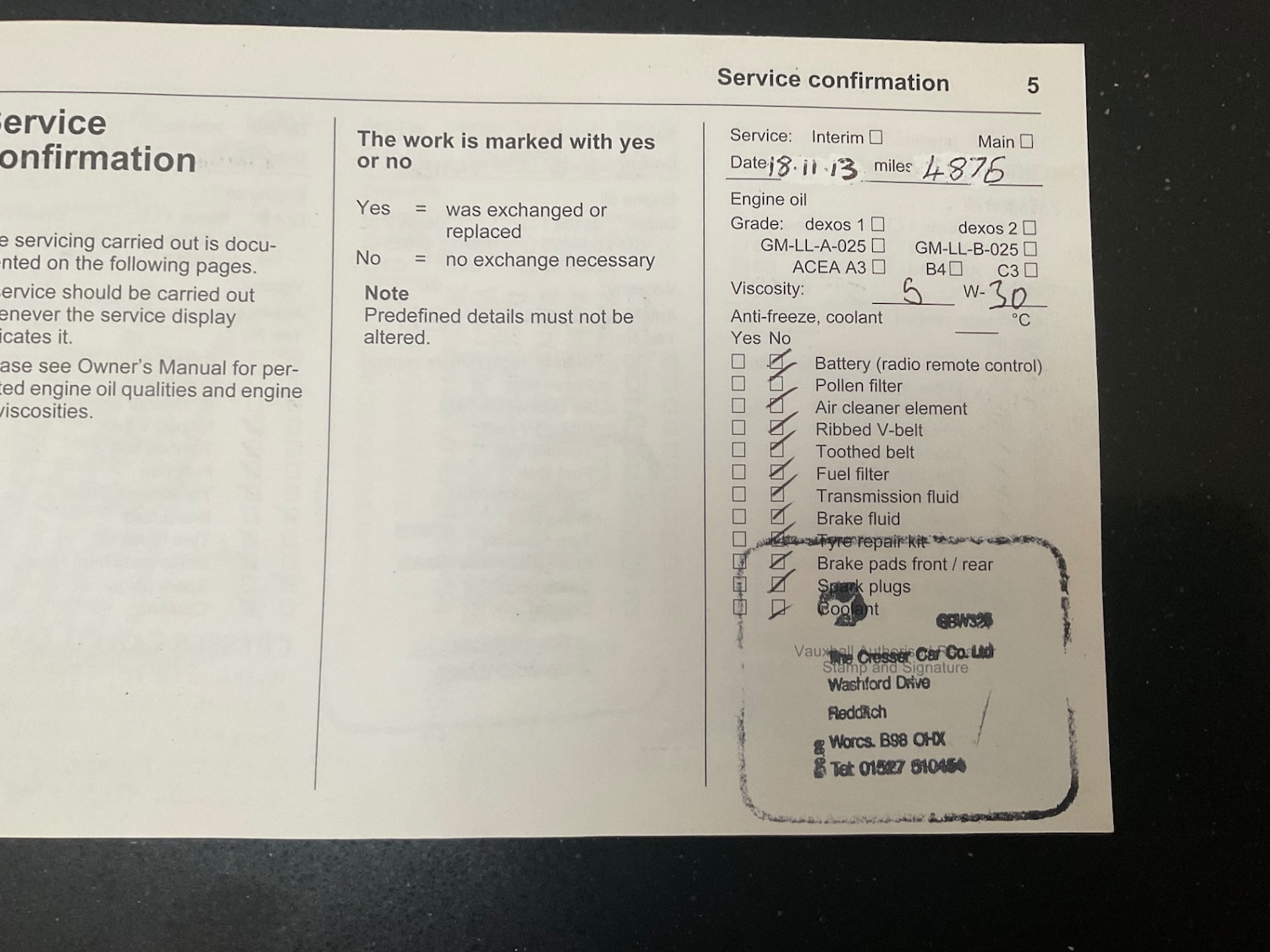 Used Vauxhall Corsa 2012 for sale - 76739001: Photo 19