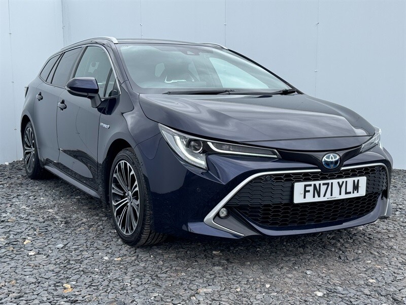 Blue 2021 Toyota Corolla Estate Front-wheel drive Automatic