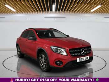 2019 (19) - 1.6 GLA180 Urban Edition SUV 5dr Petrol Manual Euro 6 (s/s) (122 ps)