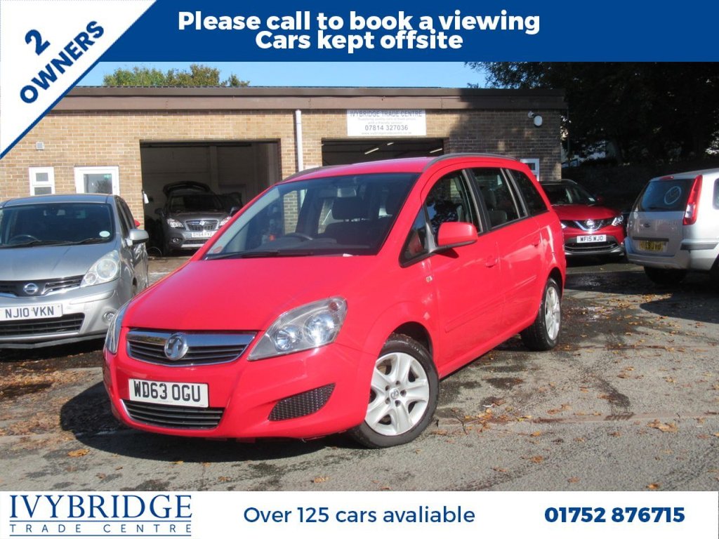 Used Vauxhall Zafira 2013 for sale - 76280298: Photo 1