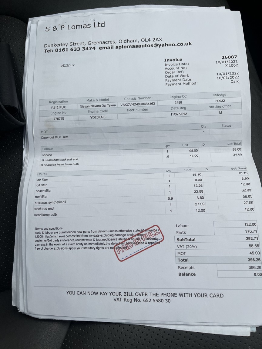 Used Nissan Navara 2012 for sale - 77289242: Photo 36