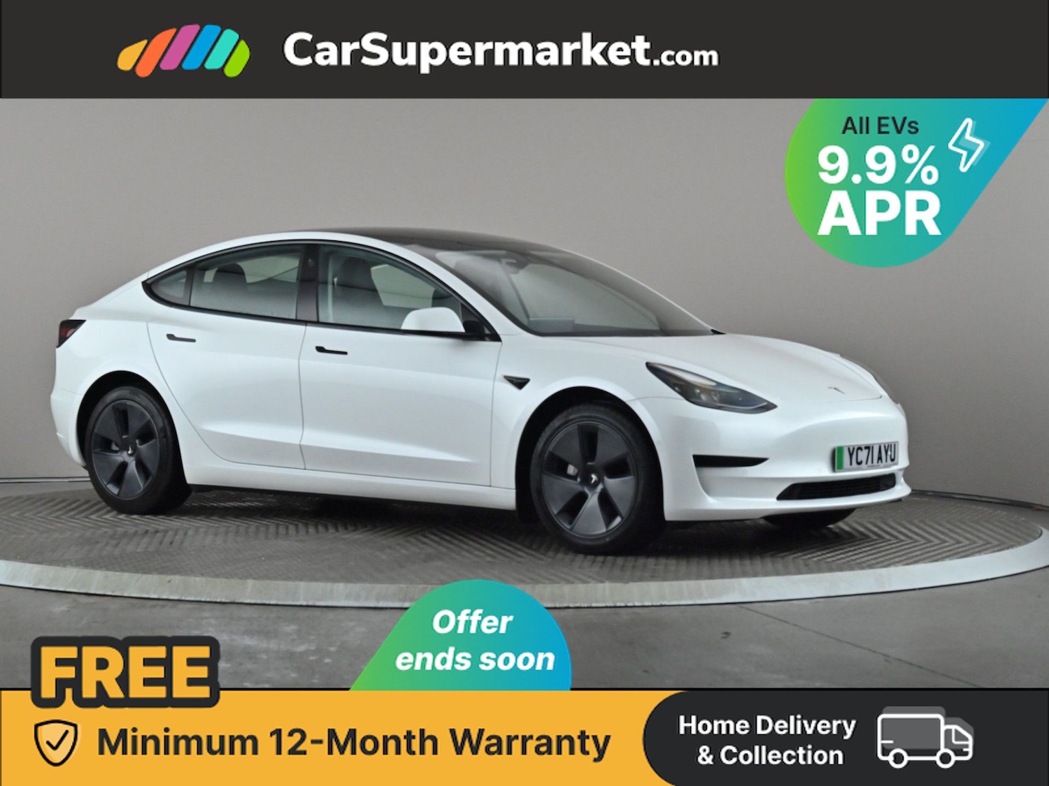 Used Tesla Model 3 2021 for sale - 76351927: Photo 1