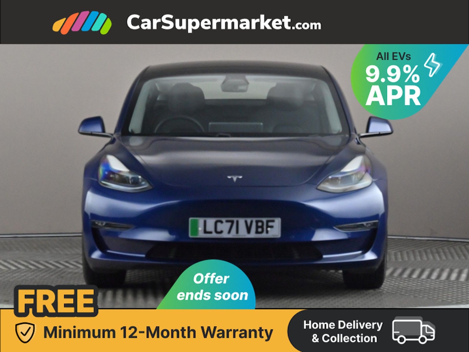 Used Tesla Model 3 2021 for sale - 76476052: Photo 2