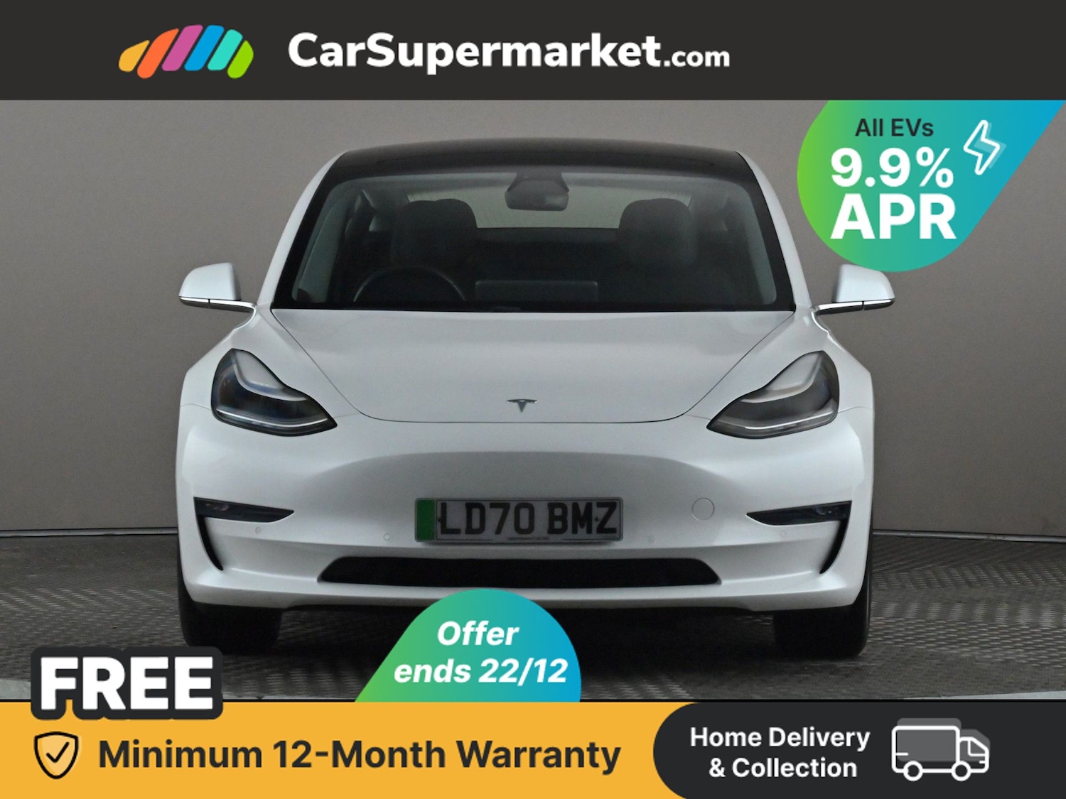 Used Tesla Model 3 2020 for sale - 76844605: Photo 2