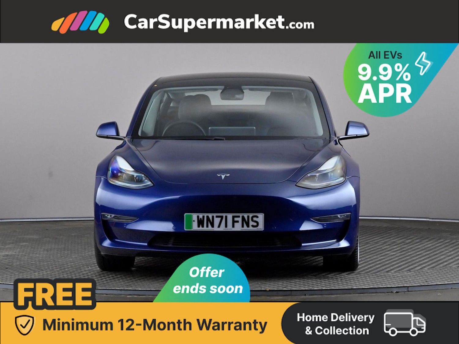 Used Tesla Model 3 2021 for sale - 76535134: Photo 2