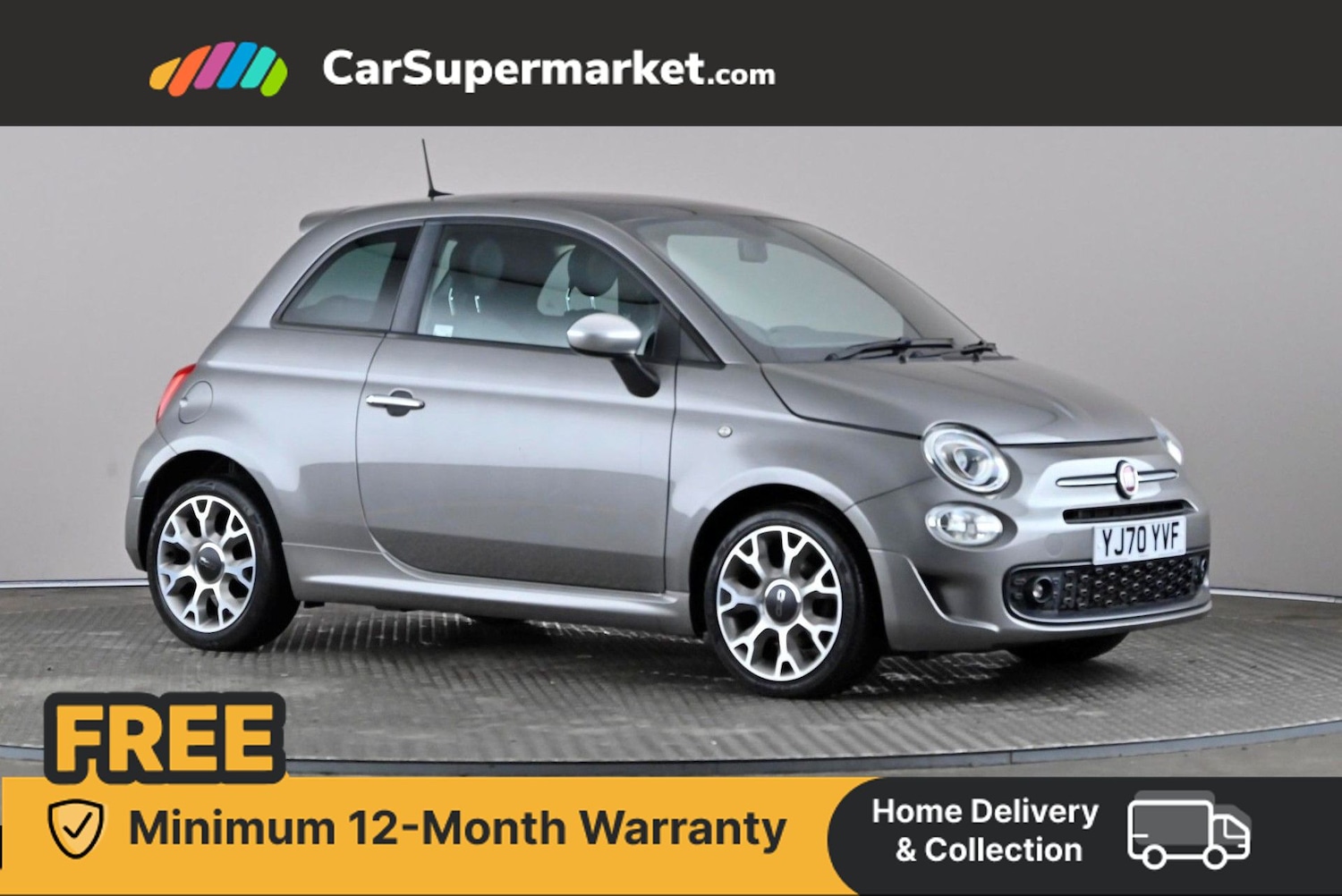 Used Fiat 500 2020 for sale - 76502950: Photo 1