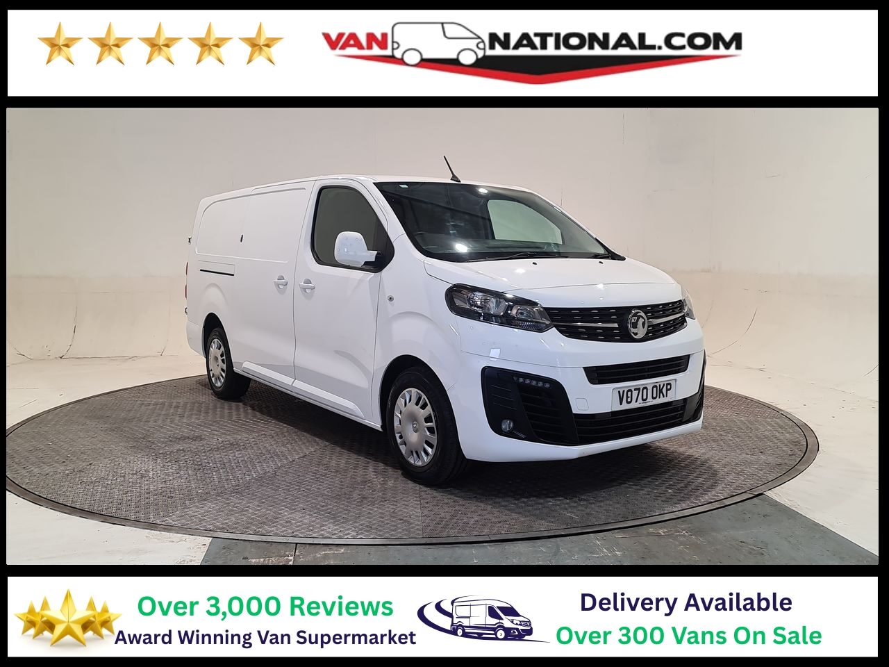 Used Vauxhall Vivaro 2020 for sale - 76544740: Photo 1