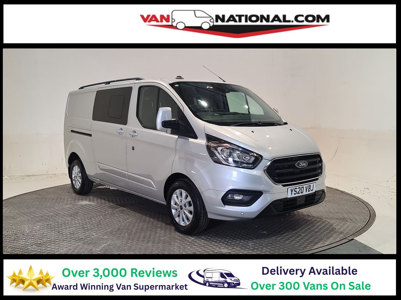 Used Ford Transit Custom 2020 for sale - 76544905: Photo 1