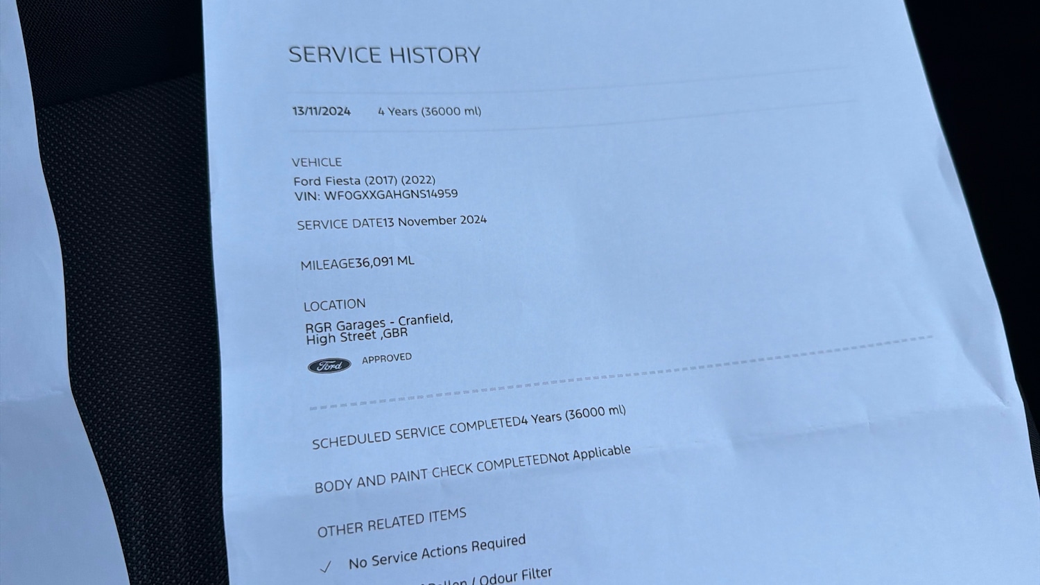 Used Ford Fiesta 2022 for sale - 76818775: Photo 23