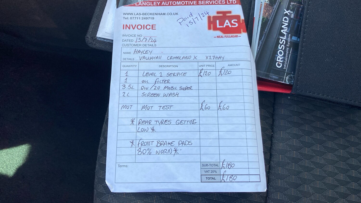 Used Vauxhall Crossland X 2019 for sale - 77930478: Photo 37