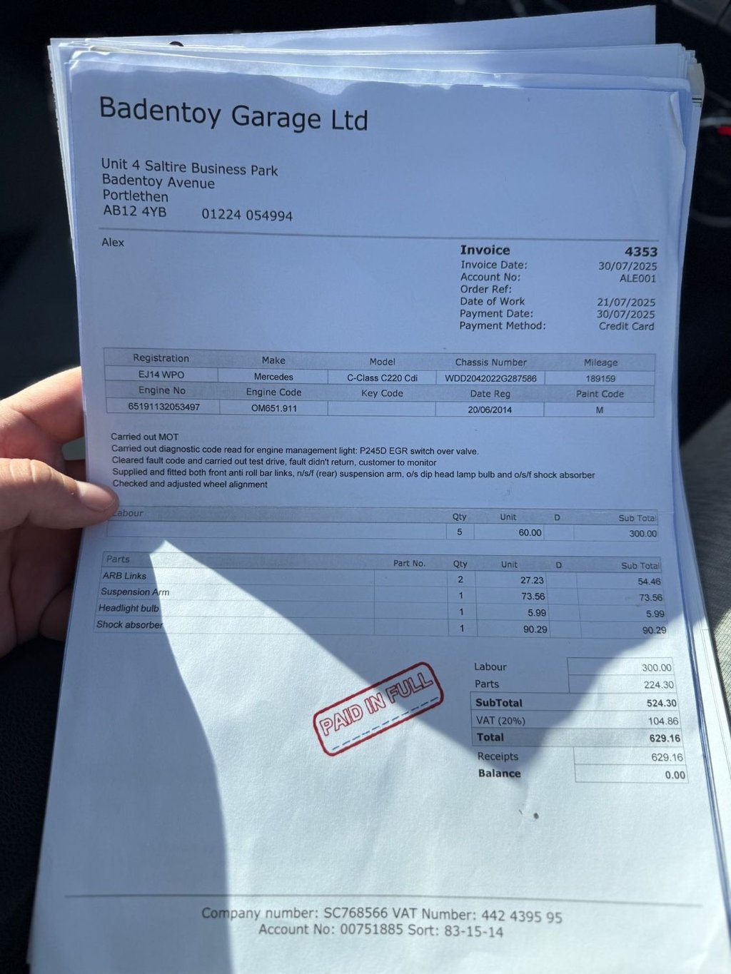 Used Mercedes-Benz C Class 2014 for sale - 77835727: Photo 22