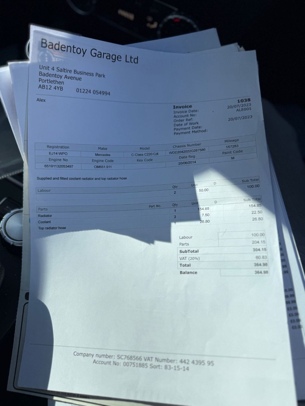 Used Mercedes-Benz C Class 2014 for sale - 77835727: Photo 27