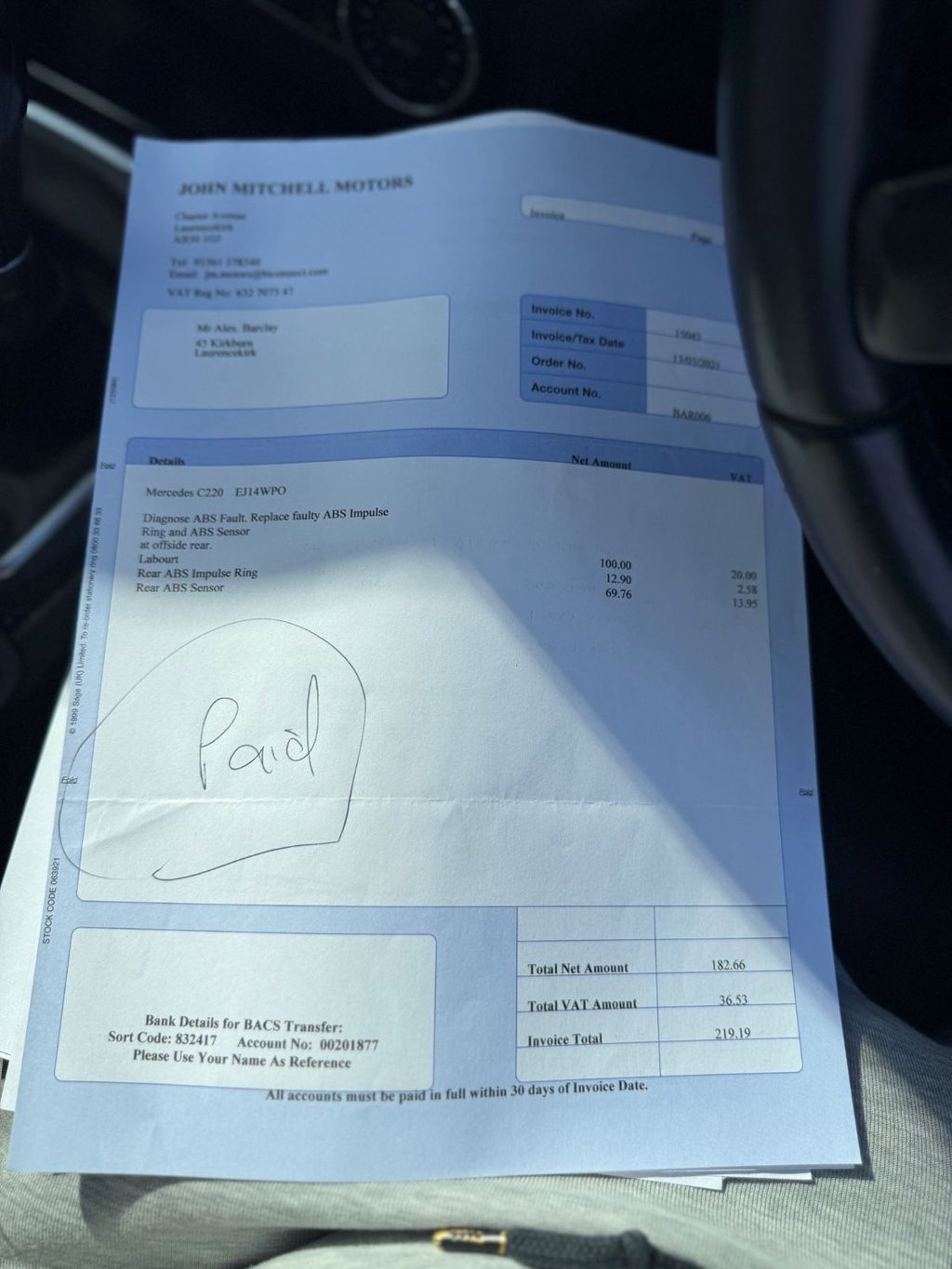 Used Mercedes-Benz C Class 2014 for sale - 77835727: Photo 32