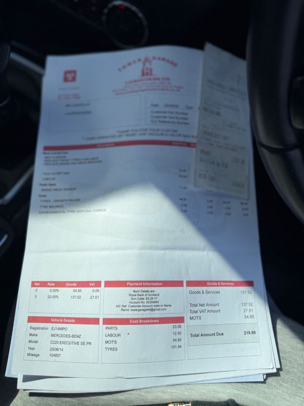 Used Mercedes-Benz C Class 2014 for sale - 77835727: Photo 34