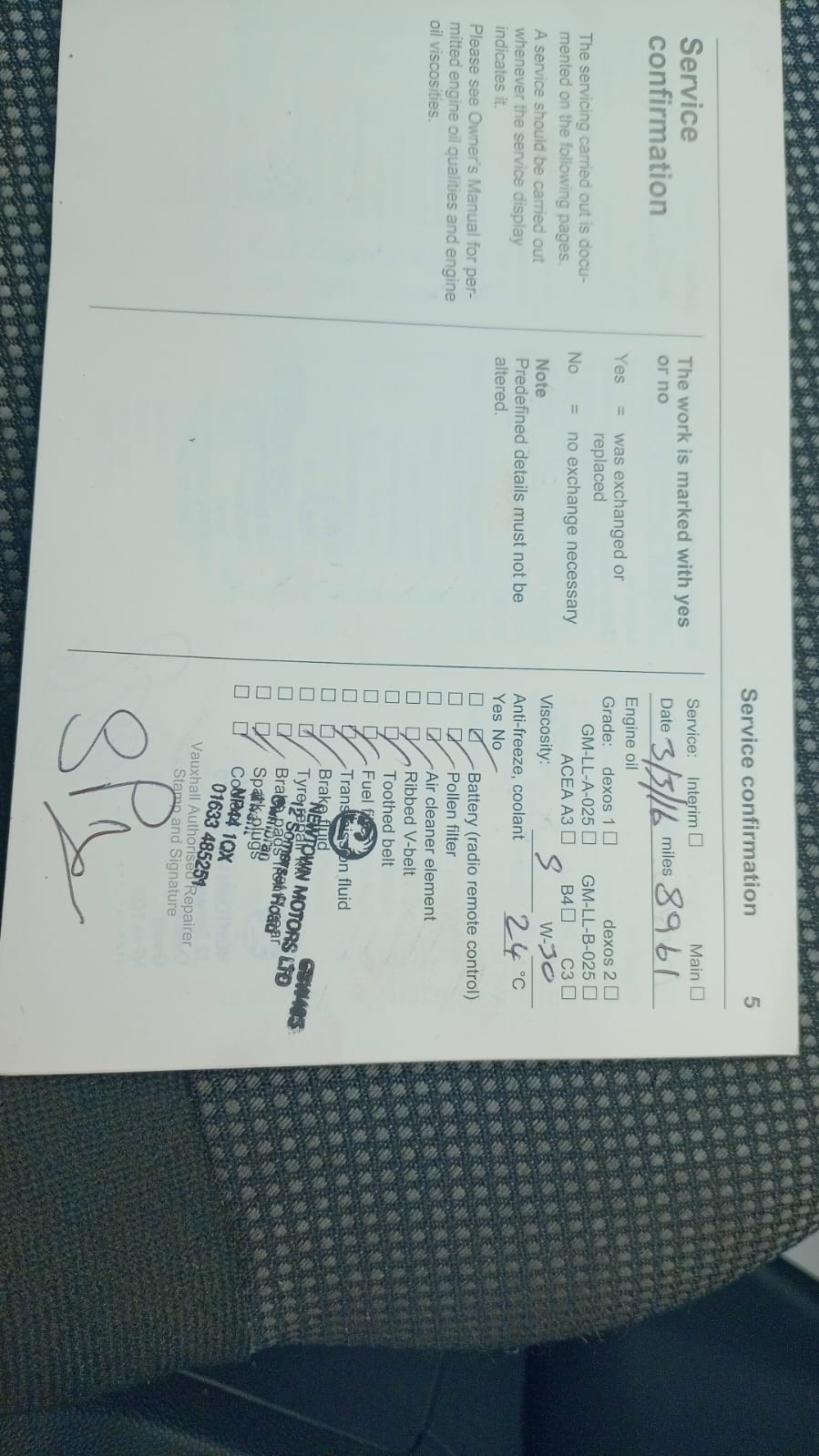 Used Vauxhall Zafira 2015 for sale - 76231385: Photo 17