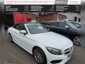 2016 (66) - 2.1 C220d AMG Line (Premium Plus) Cabriolet 2dr Diesel G-Tronic+ Euro 6 (s/